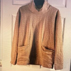 Men's Brown Sweater with Pockets